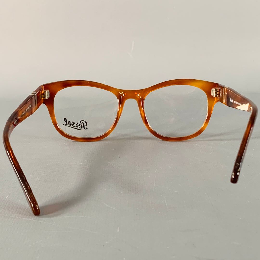 PERSOL Terra di Siena Orange Tortoiseshell Acetate Frames