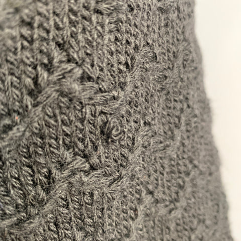 ERMENEGILDO ZEGNA Size XL Black Knit Wool Turtleneck Sweater