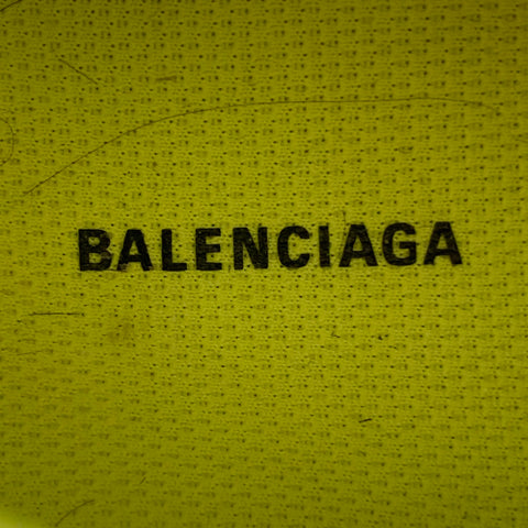 BALENCIAGA Size 6 Track 3 Green Neon Nylon Chunky Sneakers