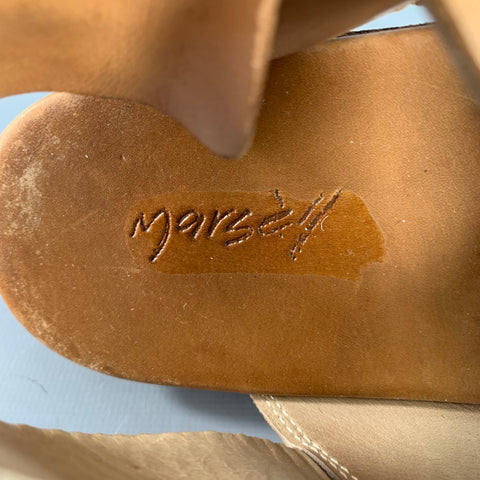 MARSELL Size 7.5 Brown Tan Strappy Flats