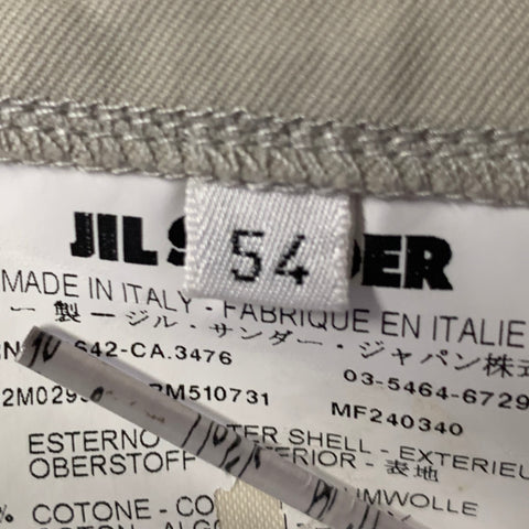 JIL SANDER Size 38 Khaki Cotton Flat Front Casual Pants