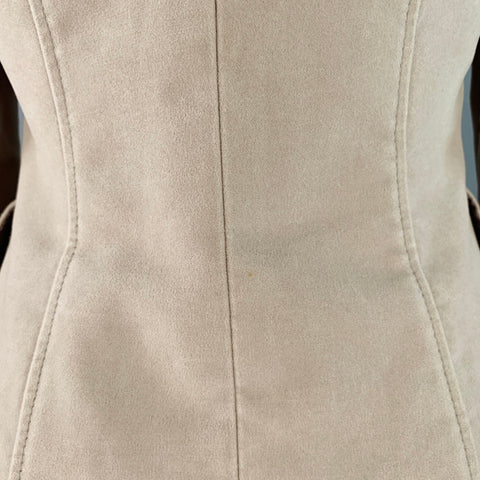 PHILOSOPHY di ALBERTA FERRETTI Size S Dusty Pink Velvet Single Breasted Jacket Blazer