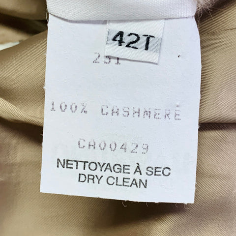 O'CONNELL'S Size 42 Yellow Multi Color Checkered Cashmere Sport Coat
