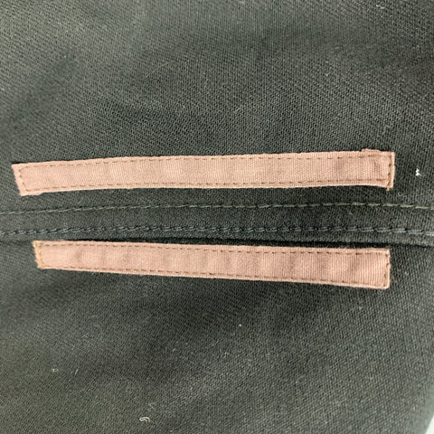 RICK OWENS DRKSHDW Taille XS Gilet sans manches enduit noir
