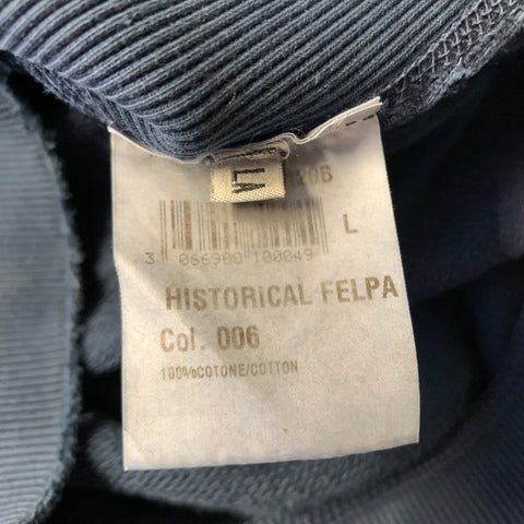 MASON'S Size L Blue Cotton Crew-Neck Pullover