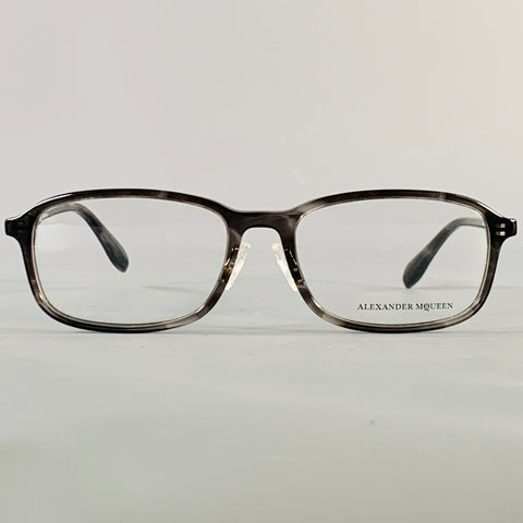 ALEXANDER MCQUEEN Grey Marbled Acetate Sunglasses Eyewear