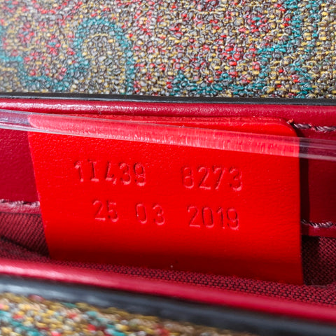 ETRO FW19 Pegaso Oxblood Brown Paisley Leather Trim Handbag