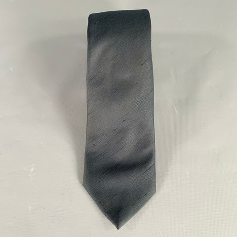 FENDI Navy Shantung Tie
