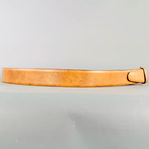 MARTIN DINGMAN Size 42 Tan Leather Belt