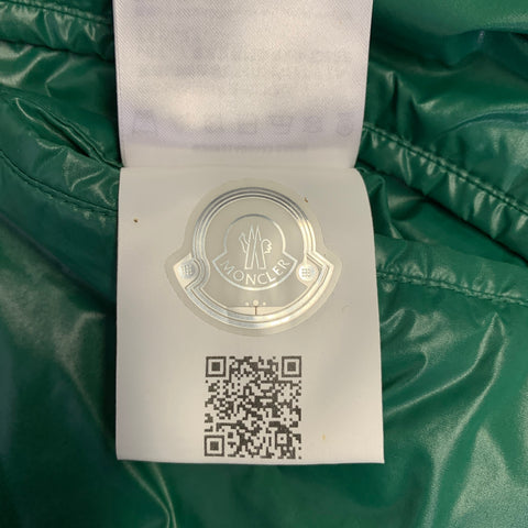 MONCLER GENIUS Veste matelassée en polyamide bleu-vert Taille XXL