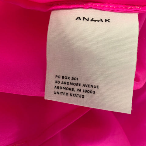 ANAAK Size S Pink Silk Strapless Dress