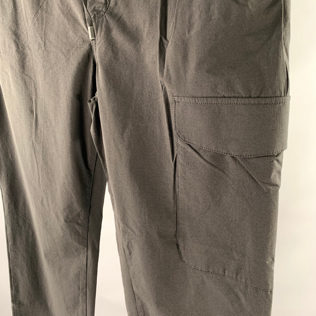 KESTIN Size L Black Nylon Elastane Cargo Pants