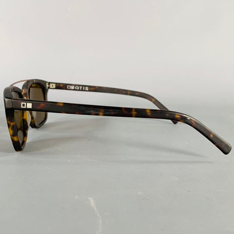 OTIS Non Fiction Brown Tan Tortoiseshell Acetate Polarized Sunglasses