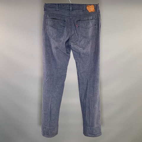 NUMBER (N)INE Size 31 Blue Cotton Straight leg Jeans