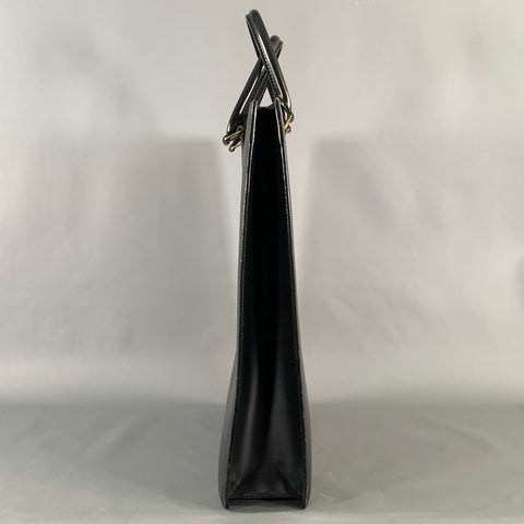 LOUIS VUITTON Black Waves Leather Tote Bags