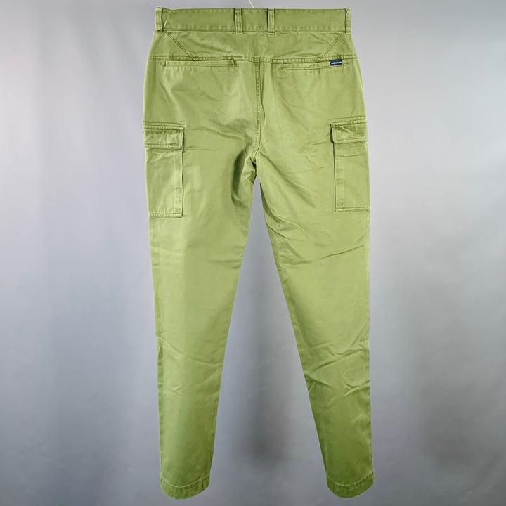 AIME LEON DORE Size S Green Cotton Cargo Tapered Casual Pants