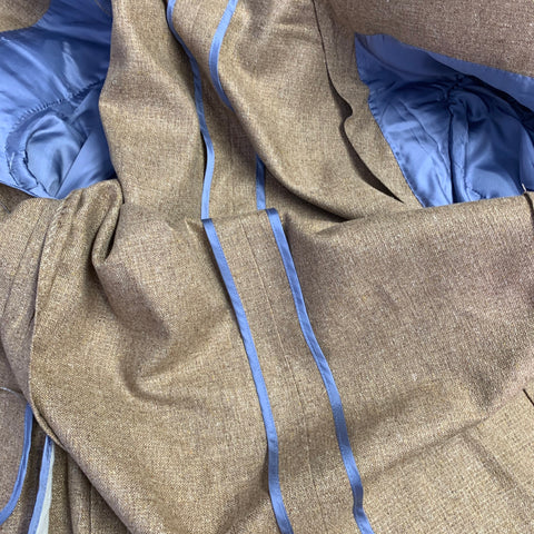 PAUL STUART Size 42 Regular Tan Silk Notch Lapel Sport Coat