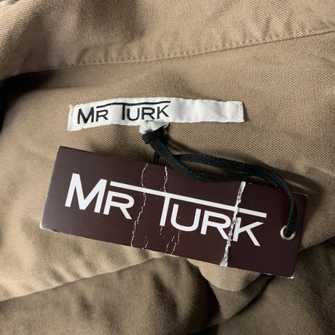 MR TURK Size S Brown Cotton Blend Romper