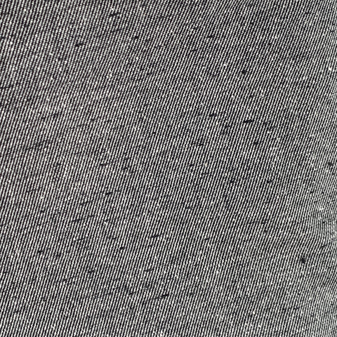 Pantalon décontracté UNITED en sergé de coton mélangé gris chiné, taille 36, devant plat
