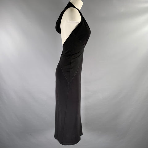MIAOU Size S Black Spandex Knee Length Knee-Length Dress