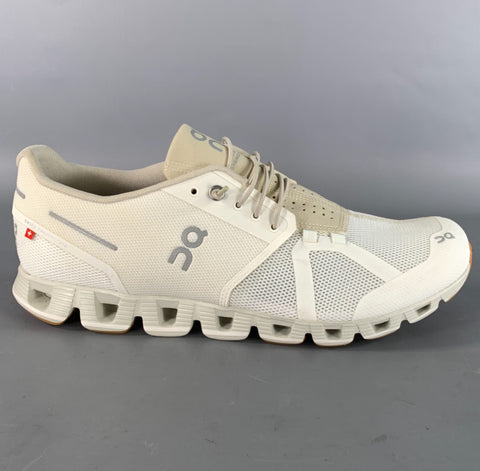 ON CLOUD Size 11 White Mesh Runner Sneakers