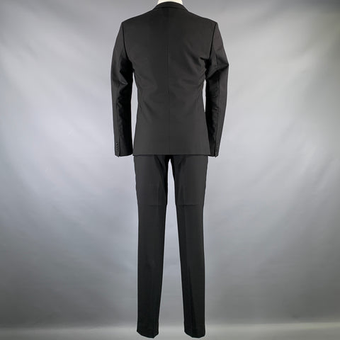 FILIPPA K Tailleur en polyester noir à revers crantés, taille 36