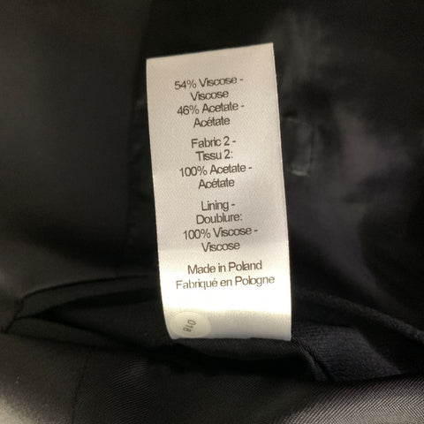 JOSEPH Chest Size 42 Black Solid Viscose Blend Notch Lapel 34 30 Tuxedo