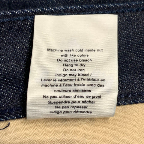 RAG & BONE Size 30 Indigo Cotton Straight Selvedge Jeans