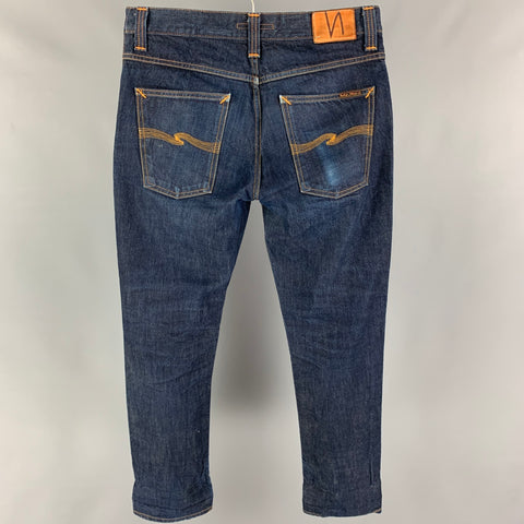 NUDIE JEANS Size 32 Blue Cotton Skinny Jeans