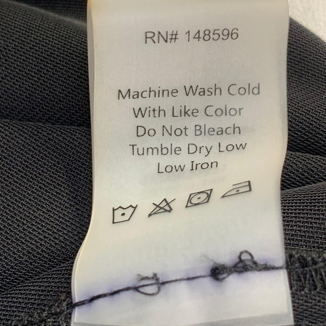 RODARTE x UNIVERSAL STANDARD Size 22 Black Polyester Ruffled Jumpsuit