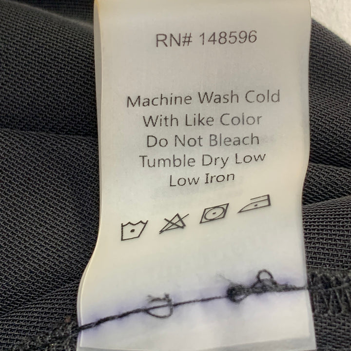 RODARTE x UNIVERSAL STANDARD Size 22 Black Polyester Ruffled Jumpsuit