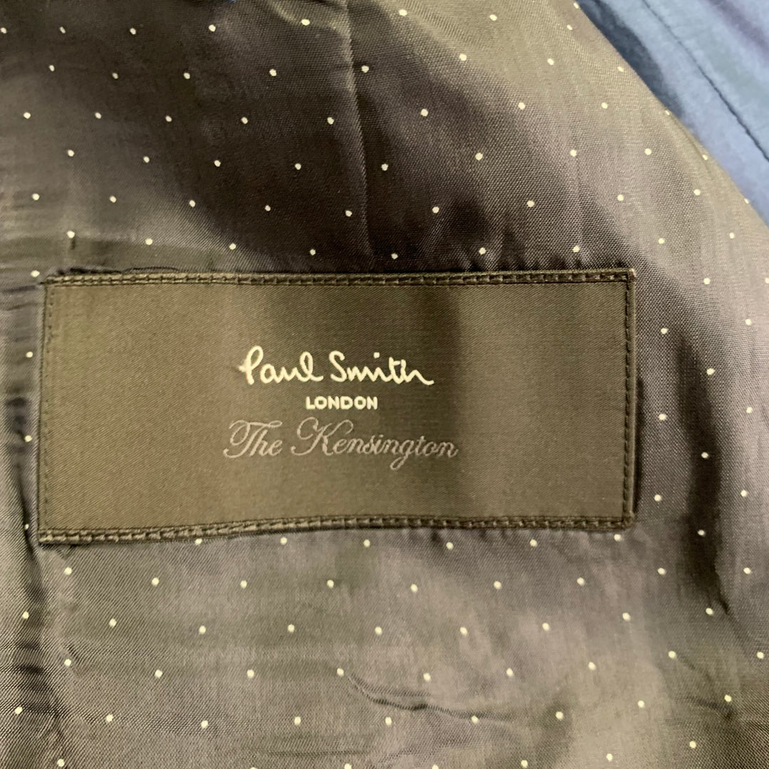 PAUL SMITH Size 36 Regular Black Wool Notch Lapel Sport Coat