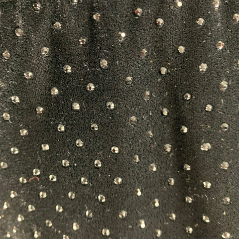 AKRIS Size 10 Black Polyester Beaded Dress Pants