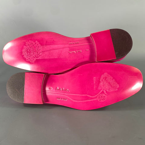 PS by PAUL SMITH Size 7 Pink Leather Slip On Loafers