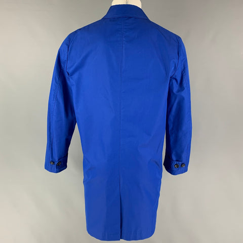 PS by PAUL SMITH Size L Royal Blue Cotton Nylon Coat