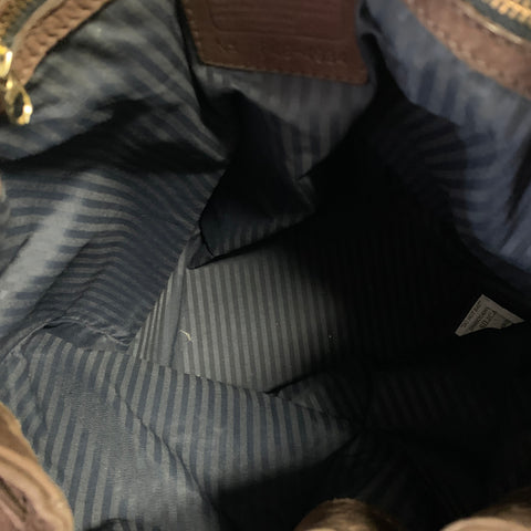 COACH One Size Sonoma Brown Suede Backpack Bag