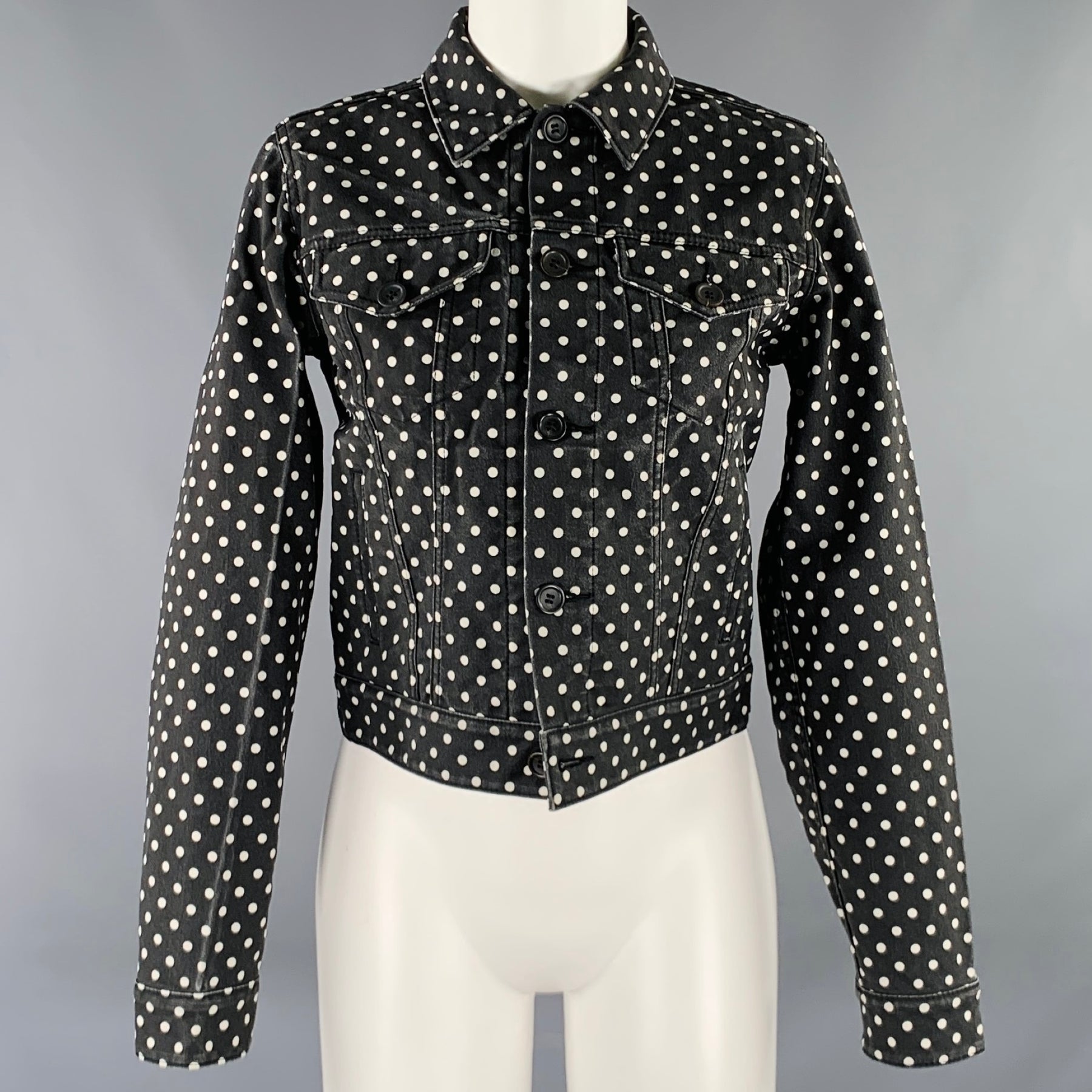美品⭐️comme de garcons Polka Dot long Coat COMME DES GARCONS Women Trench coats - Vestiaire Collective