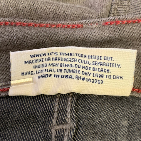 RALEIGH Size 34 Green Olive Cotton Blend Slim Fit Jeans