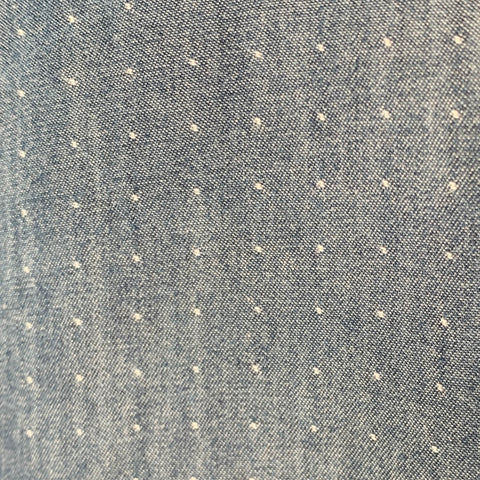 TED BAKER Taille XXL Chemise Manches Longues en Coton Bleu Marine à Pois Blancs