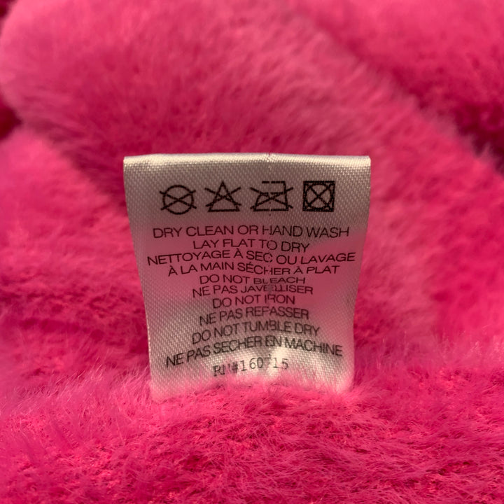 SER.O.YA Size XS Pink Nylon Knitted Buttoned Cardigan