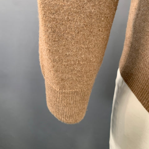 MAISON MARTIN MARGIELA 2012 Size L Camel Cashmere V-Neck Pullover