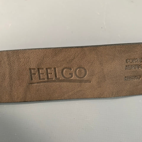 FEEL GO Size 34 Brown Leather Belt