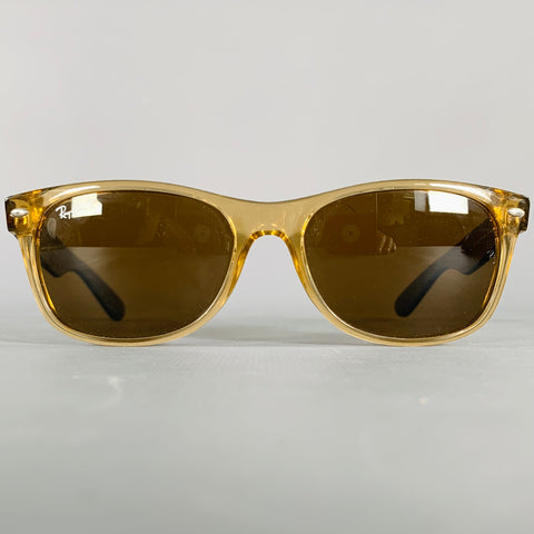 RAY-BAN New Wayfarer Clear Black Two Tone Acetate Sunglasses & Eyewear