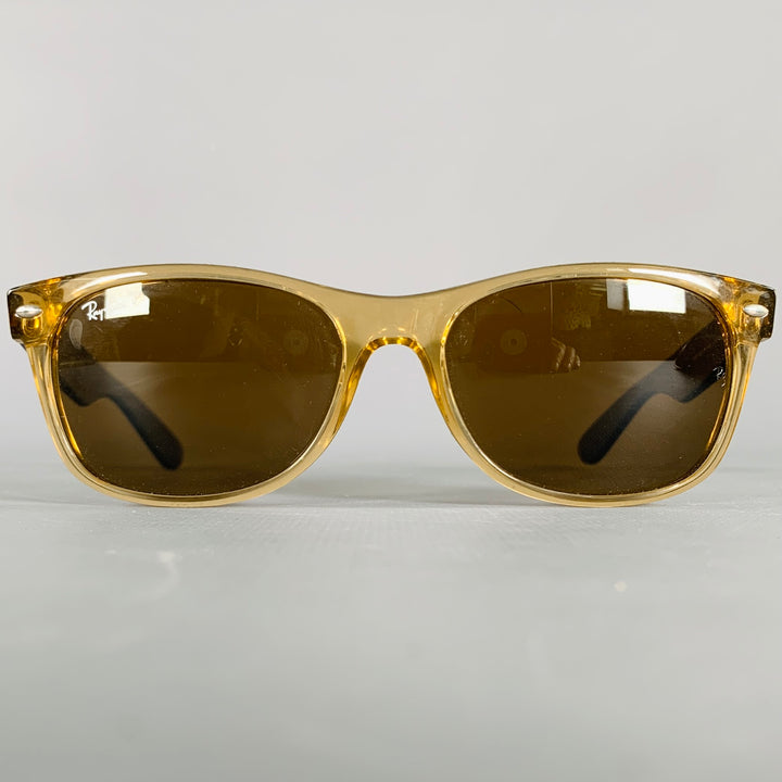 RAY-BAN New Wayfarer Clear Black Two Tone Acetate Sunglasses & Eyewear