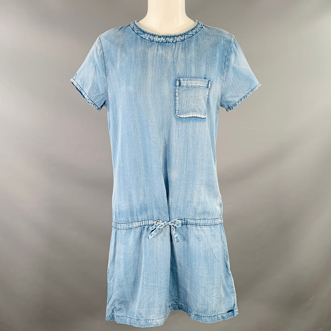 sachin and babi light blue dress Drop Waist Dress COSTA - Milky