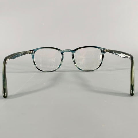 PERSOL Blue Grey Marbled Acetate Eyeglasses Frames