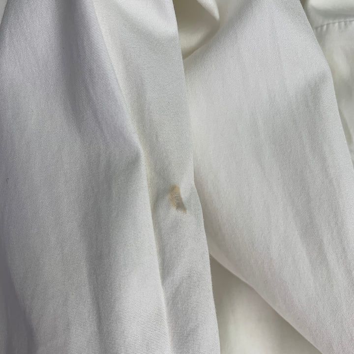 ALEXANDER WANG Size 4 White Cotton Shirt Dress