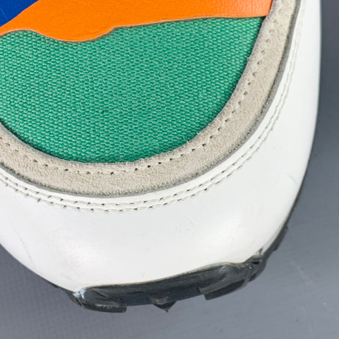 VALENTINO Size 10 White Multi Color Camo Leather Lace-Up Sneakers
