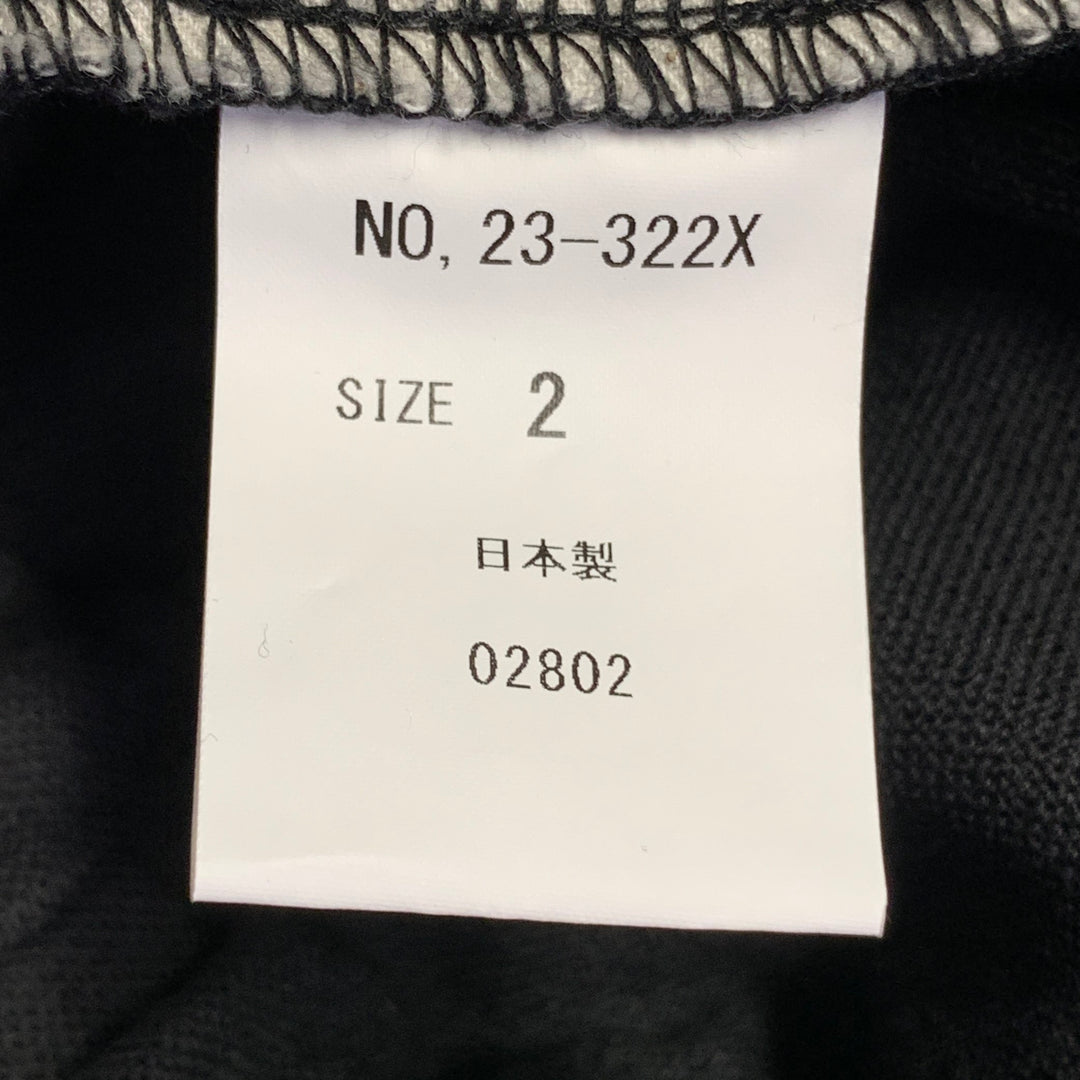MARINERO Size M Black Polyester Blend Drawstring Casual Pants