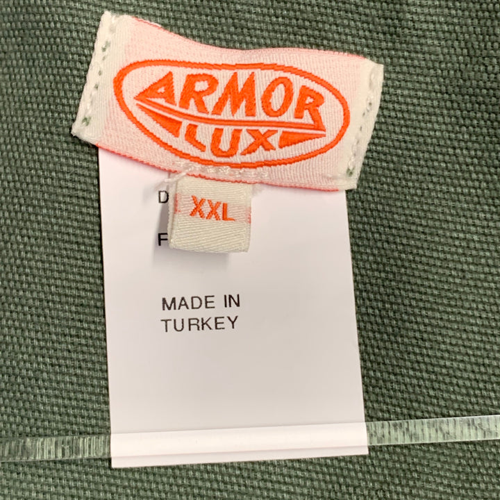 ARMOR-LUX Size XXL Sage Green Cotton Chore Coat